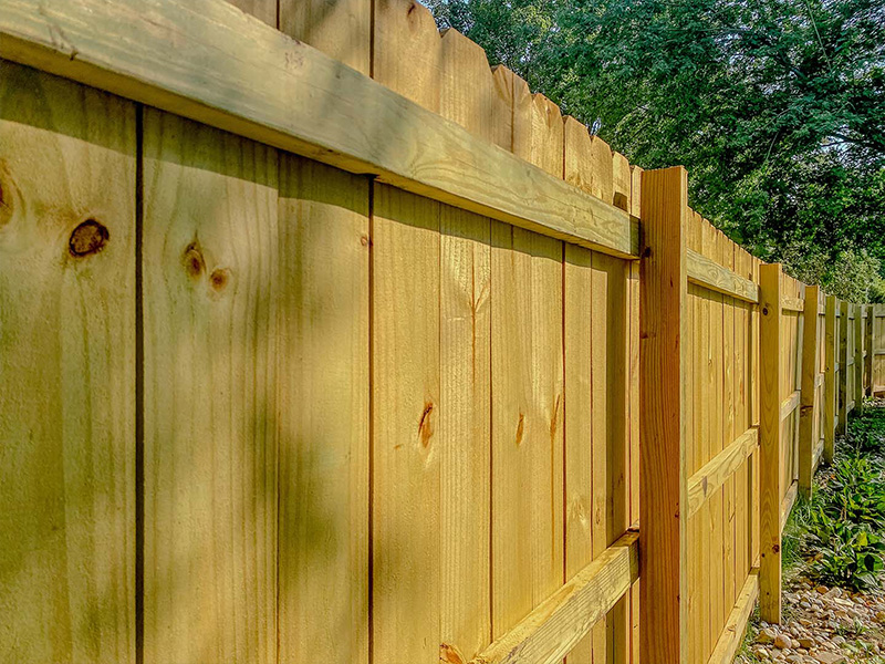 Commercial Wood Fence - Sarasota Florida