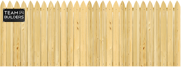 Gothic Pickets - Wood Fence Option